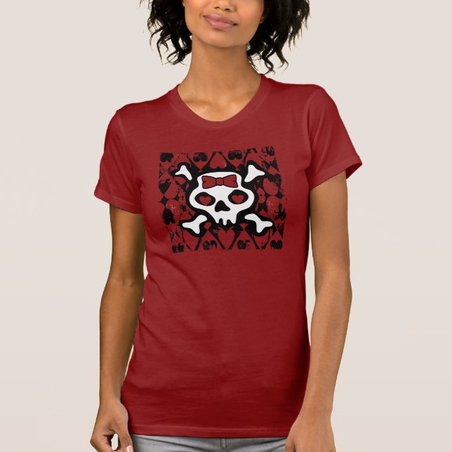 Kärlek Heart Skull Tröja (Framsida)