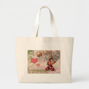 Kärlek Heart Swehoney Valentine Cherub Jumbo Tygkasse