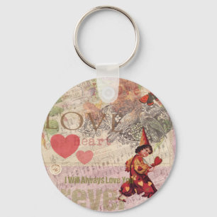 Kärlek Heart Swehoney Valentine Cherub Nyckelring