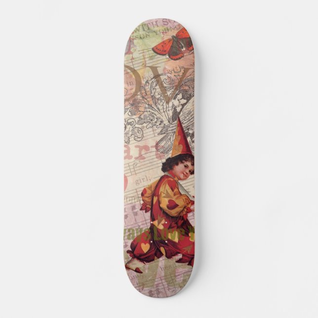 Kärlek Heart Swehoney Valentine Cherub Skateboard Bräda 20 Cm (Framsida)