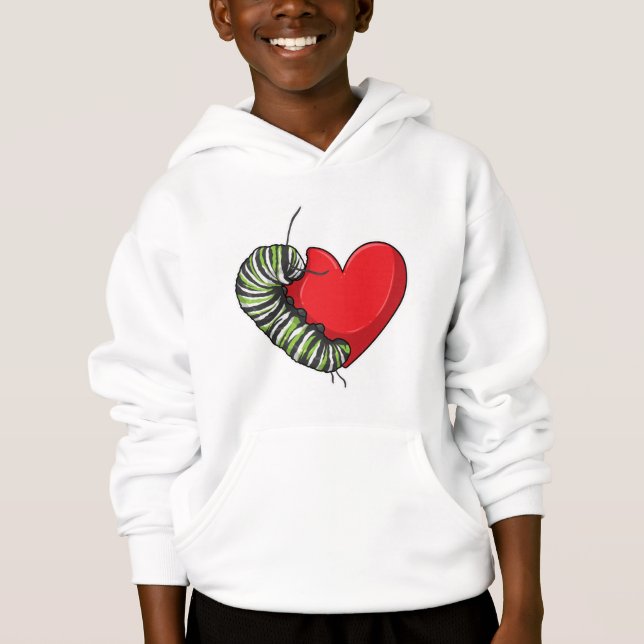 Kärlek Heart T Shirt (Framsida)