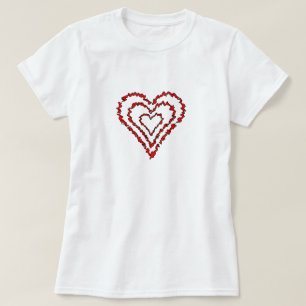Kärlek Heart T Shirt