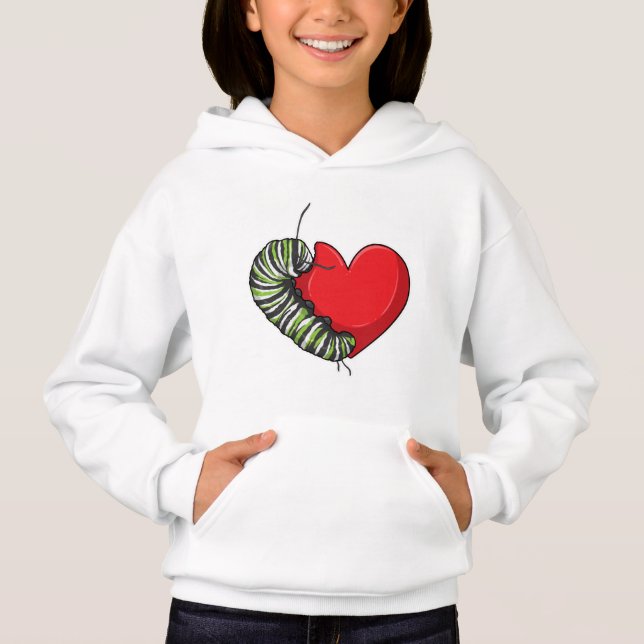 Kärlek Heart T Shirt (Framsida)