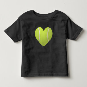 Kärlek Heart Tennis Valentine Day Tennis Players T Shirt