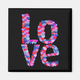 KÄRLEK Heart Text Magnet