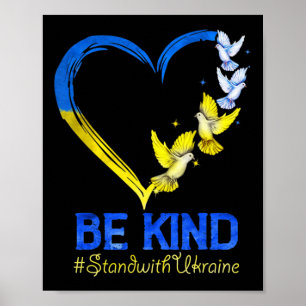 Kärlek Heart Ukraina kan vara en bra hållning gent Poster