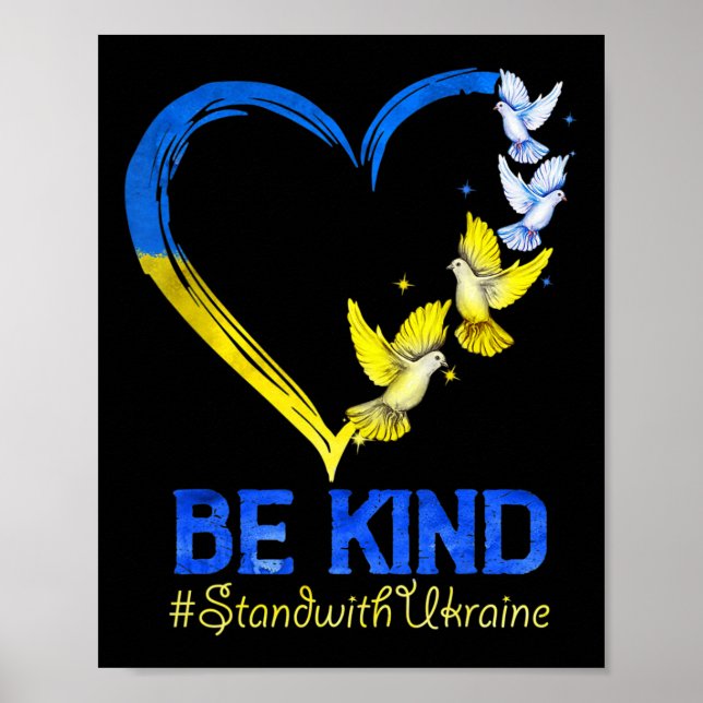 Kärlek Heart Ukraina kan vara en bra hållning gent Poster (Framsidan)