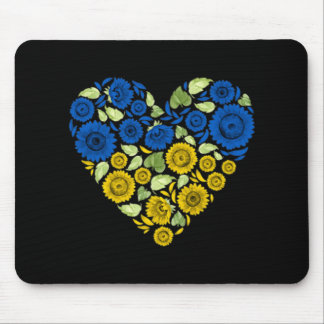 Kärlek Heart Ukraina Solros Ukraina Peace For U Musmatta