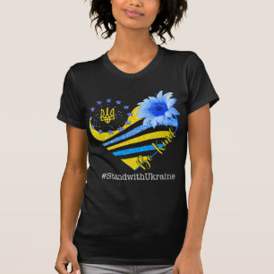 Kärlek Heart Ukraina var vänligt mot Ukraina Ukra T Shirt