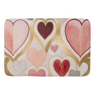 Kärlek Hearts Badrumsmatta