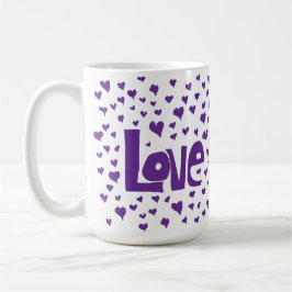 Kärlek Hearts Kaffemugg