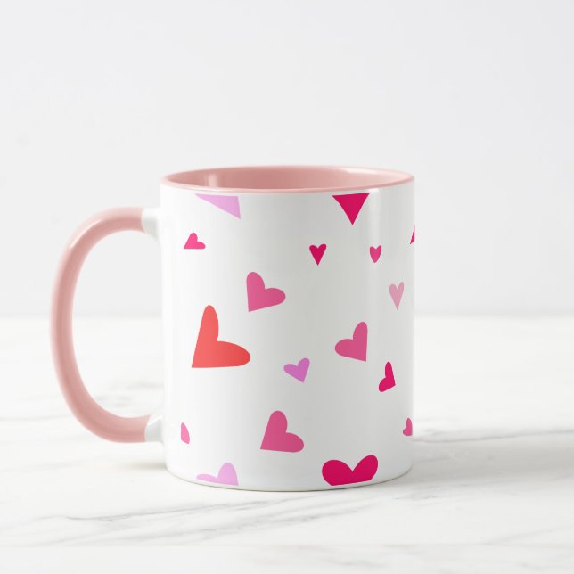 Kärlek Hearts Mugg (Vänster)