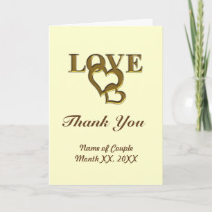 Kärlek Hearts och Röd ros Tack Greeting Card Kort