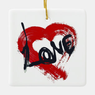Kärlek Hearts Ornament