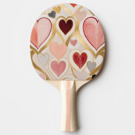 Kärlek Hearts Pingisracket