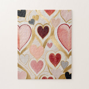 Kärlek Hearts Pussel
