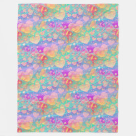 Kärlek Hearts - Sömlös Mönster 1 Fleecefilt