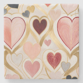 Kärlek Hearts Stenunderlägg