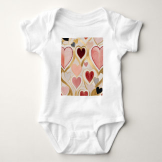 Kärlek Hearts T Shirt