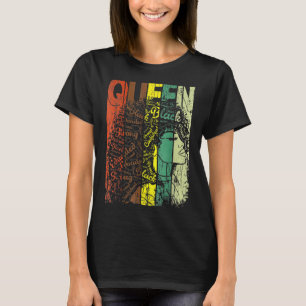 Kärlek Hennes svarta historiemånad drottning Melan T Shirt