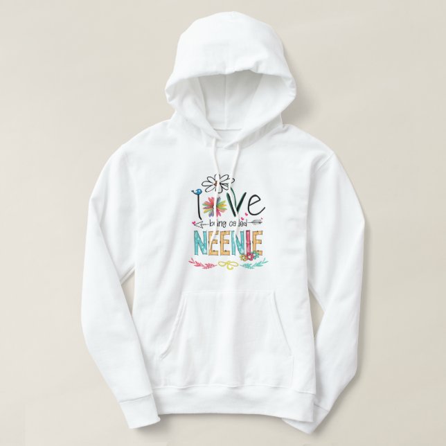 Kärlek heter neenie shirt hoodie (Design framsida)