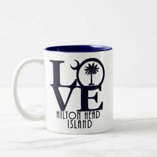 KÄRLEK Hilton Head Island 11oz Två-Tonad Mugg