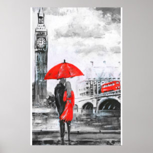 kärlek historia i london poster