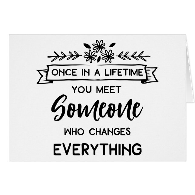 Kärlek historietänkande om dig fröken Vänskap OBS Kort (Framsidan Horizontal)