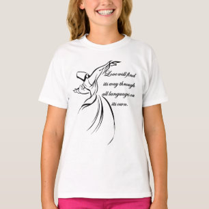 Kärlek hittar sin väg genom alla språk t shirt
