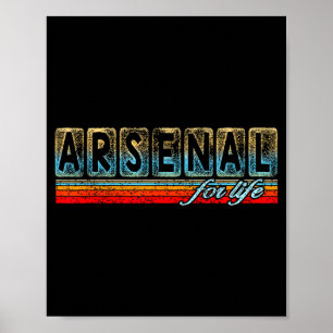 Kärlek Hjärt Arsenal Nge Vintage Arsenal - Arsenal Poster
