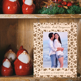 Kärlek hjärta alltid och för alltid Namn och foto 