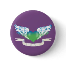 Kärlek hjärta med vingar