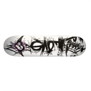 kärlek hjärta, punk skateboard bräda 21,5 cm