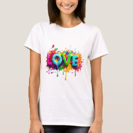 Kärlek Hjärtan Estetisk Flick-T-Shirt 💕 T Shirt