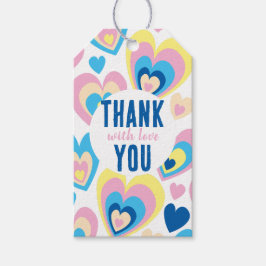 Kärlek hjärtan. presentetikett