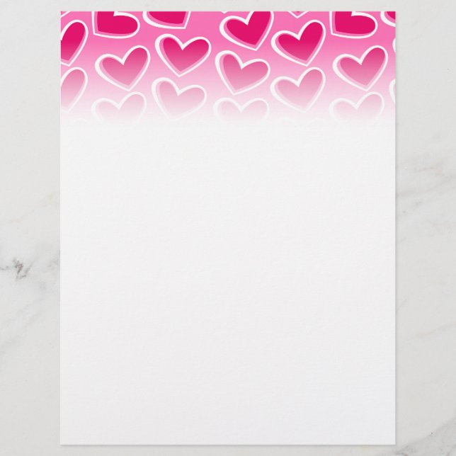 Kärlek hjärtan reklamblad (Framsidan)