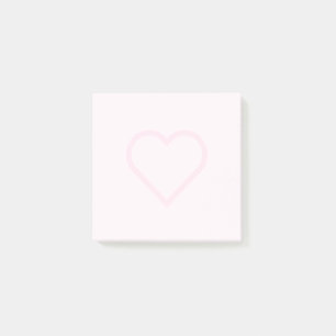 Kärlek - Hjärtat - Romantiskt - för henne - fö Post-it Block