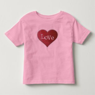 Kärlek Hjärtat Småbarn T-Shirt