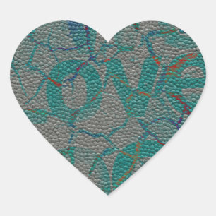 Kärlek Hjärtformat Klistermärke