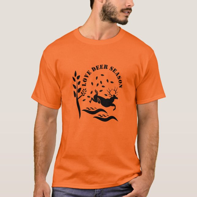 Kärlek Hjort säsong T Shirt (Framsida)