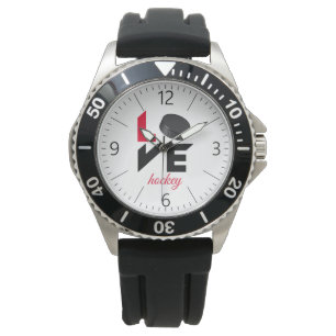 Kärlek hockey armbandsur