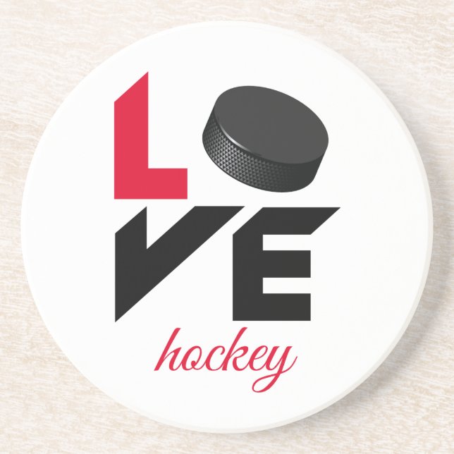 Kärlek hockey underlägg (Framsidan)