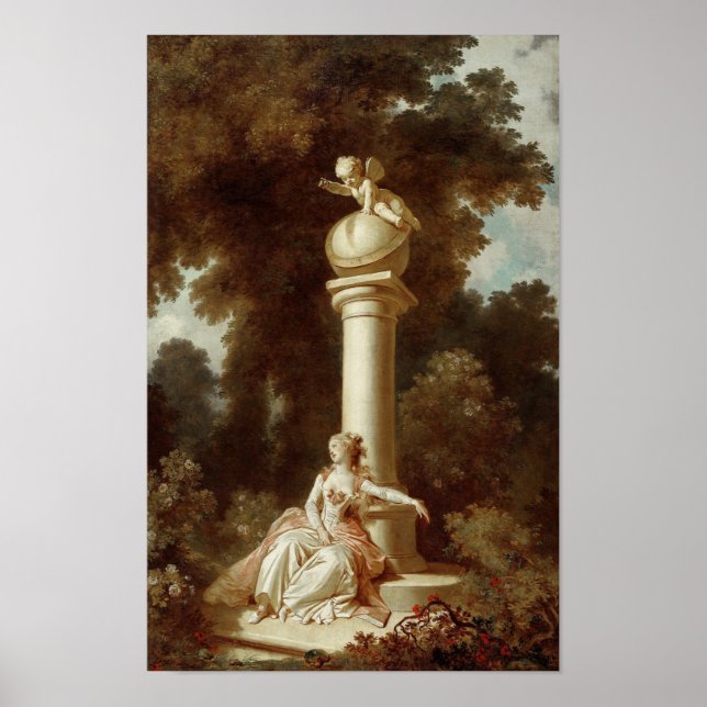 Kärlek (Högerna) - Fragonard Poster (Framsidan)