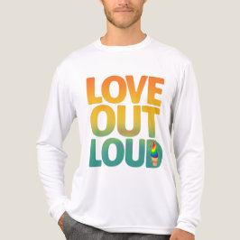 Kärlek Högt Retro Pride Typografi Anpassad T Shirt