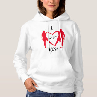 Kärlek Hoodie for Women Mysigt & Romantic Gift T Shirt