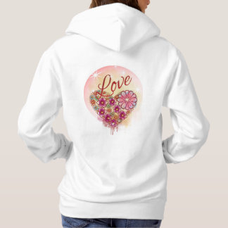 Kärlek Hoodie T Shirt