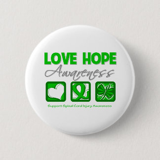 Kärlek Hope Awareness Spinal Cord Injury Knapp