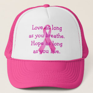 Kärlek & Hope Cancer Awareness Hat Keps
