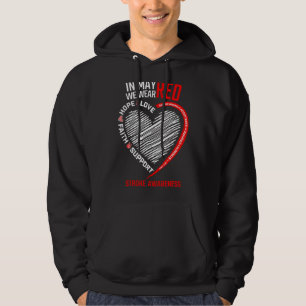 Kärlek Hope Faith i maj.. Vi Bära Red Survivor Str Hoodie