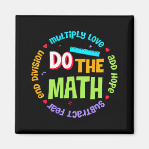 Kärlek hoppet fruktar att testdagen för matematikt magnet